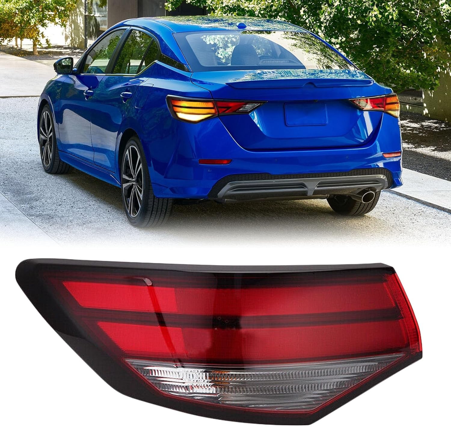 Halogen Tail Light Left Driver Side for Nissan Sentra 2020