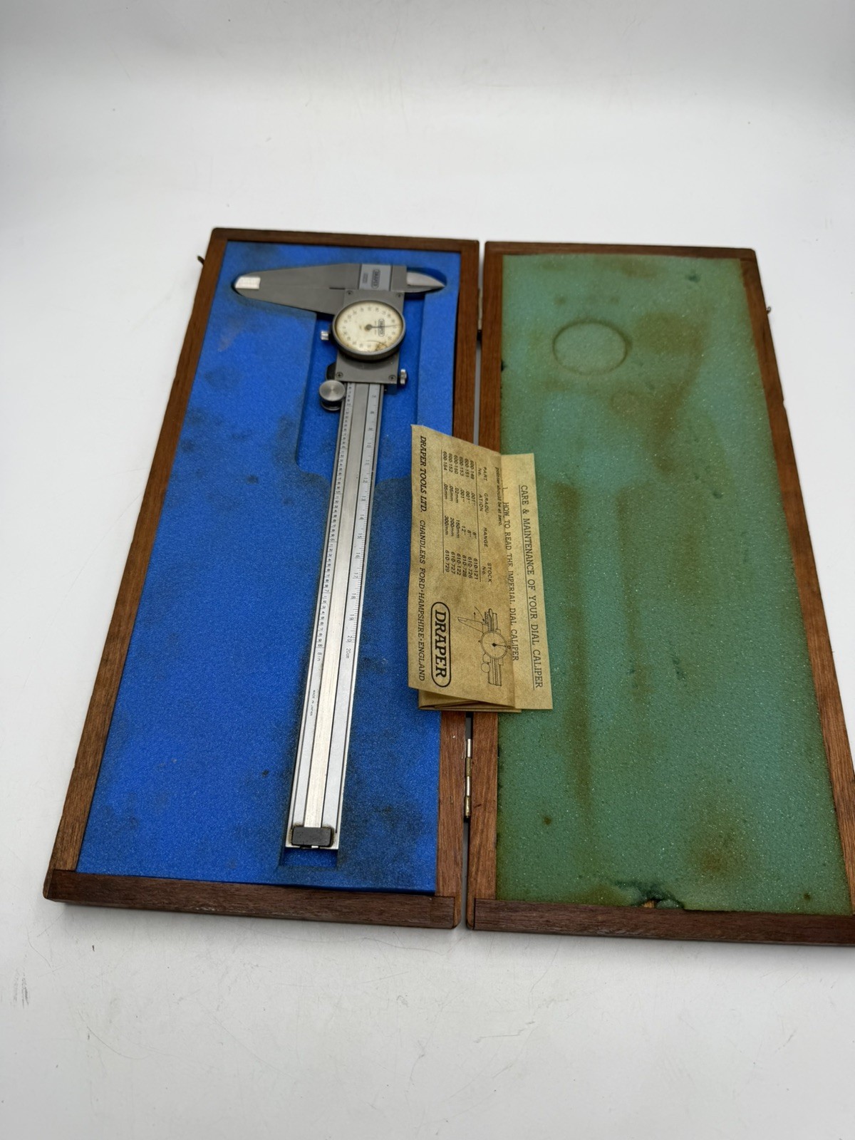 Machinist Tools: Draper Dial Caliper 600-149 (NOS)