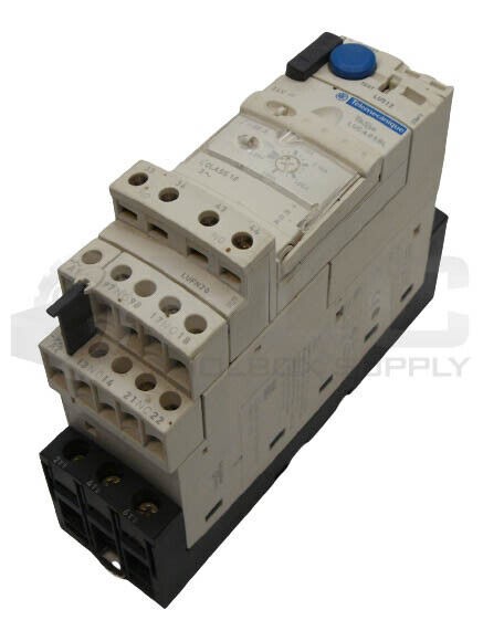 NEW TELEMECANIQUE LUS12 MOTOR STARTER BASE 12A w/ LUCA05BL CONTROL UNIT 1.25-5A