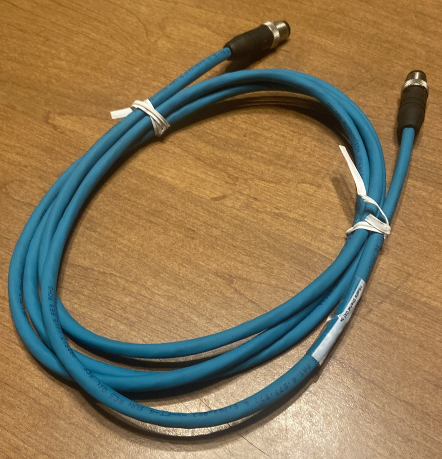 Lumberg Automation 0985 806 100/2M Double Ended Cordset Male M12 to Male M12 2m