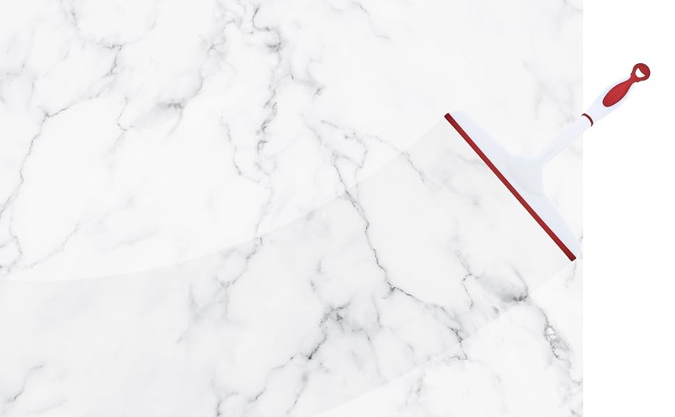 r "10 Window Squeegee Red Grip Handle