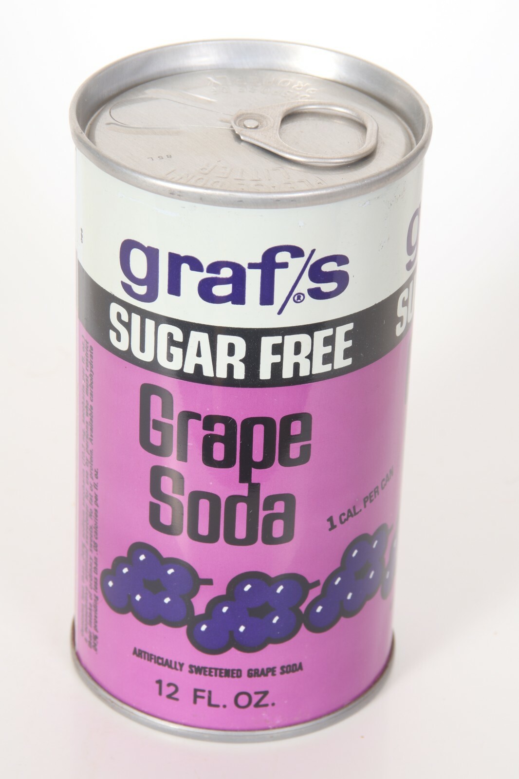 Graf/s Sugar Free Grape soda can