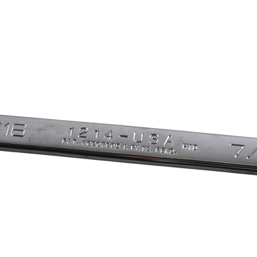 Wright Tool 1214 WrightGrip 2.0 7/16 12 Point Combination Wrench USA
