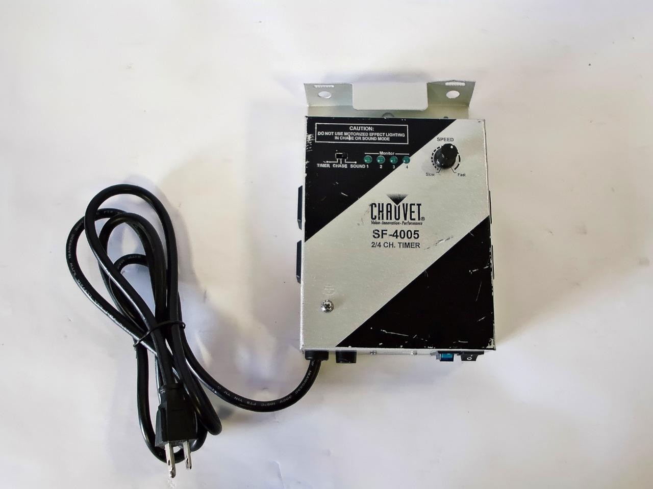 *Lot of 2* CHAUVET SF-4005 2/4 Channel Timer System Controller