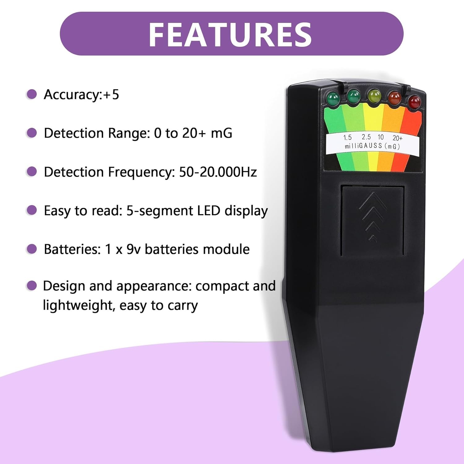 ProGhost EMF Detector: Compact & Easy Paranormal Detection