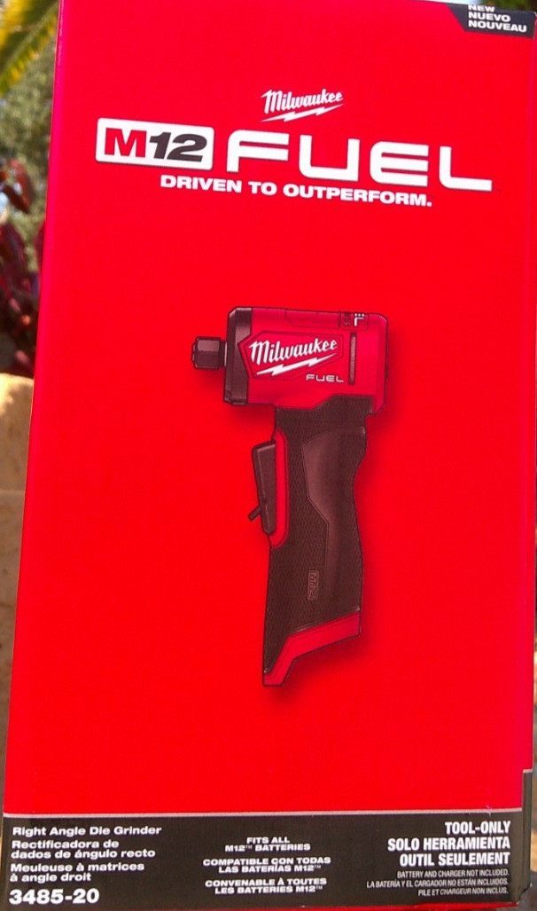 Milwaukee 3485-20 M12 Fuel 1/4 Inch Brushless Right Angle Die Grinder