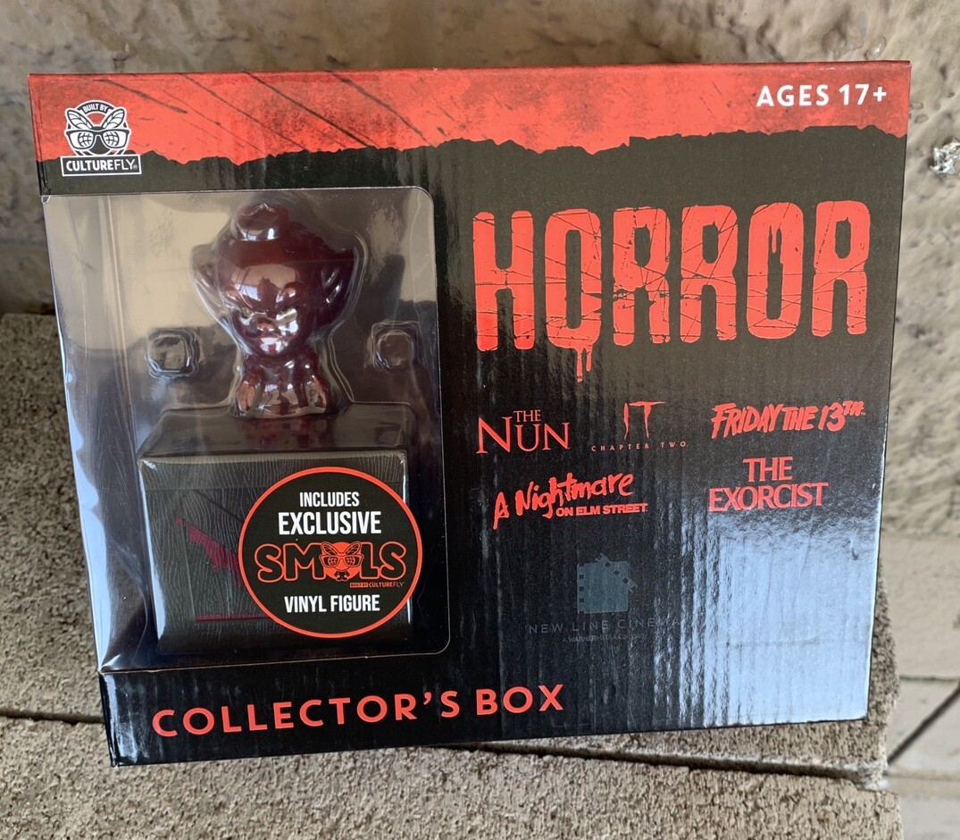 CultureFly 2023 Horror Collectors Box Freddy, Jason, Exorcist, The Nun, It Etc