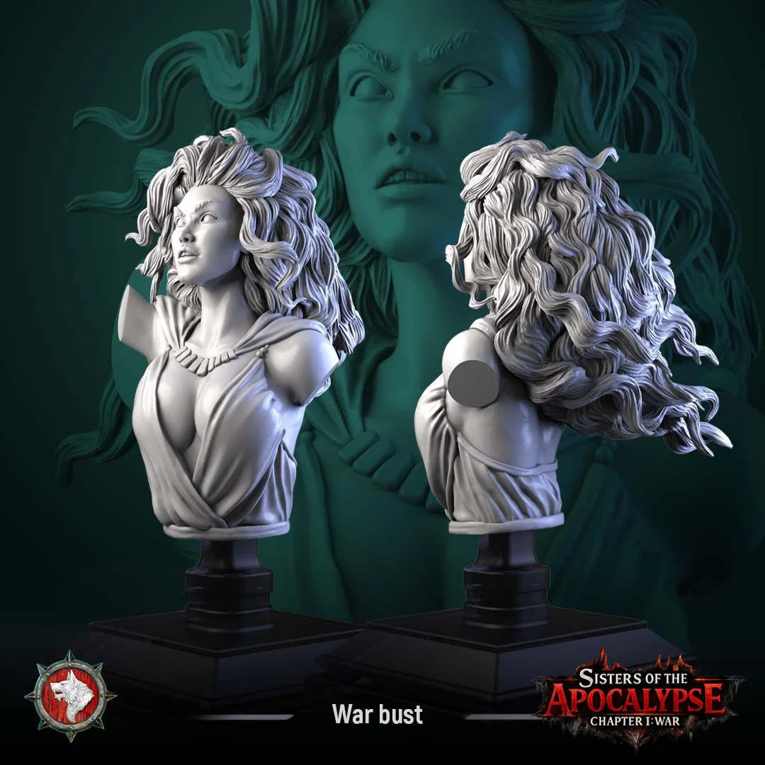 War Bust - Resin Display Bust