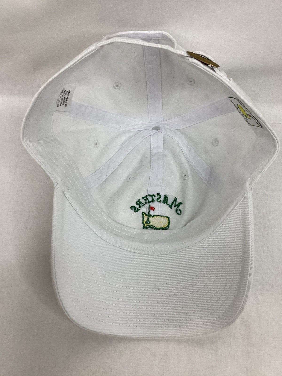 MASTERS GOLF Hat Cap 2020 White Adjustable American Needle OSFM EUC