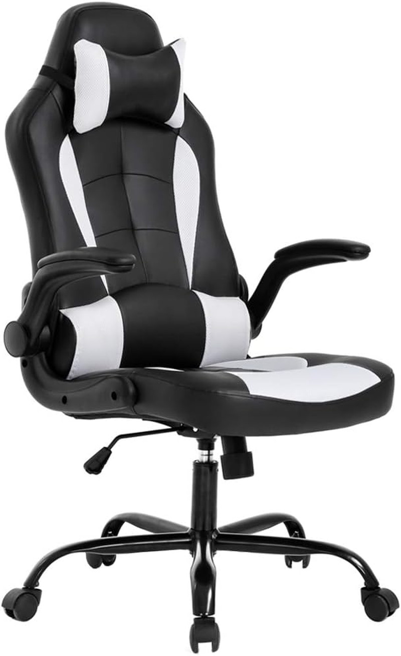 PC Gaming Chair Ergonomic Office Chair Desk Chair with Lumbar Support Flip up Ar