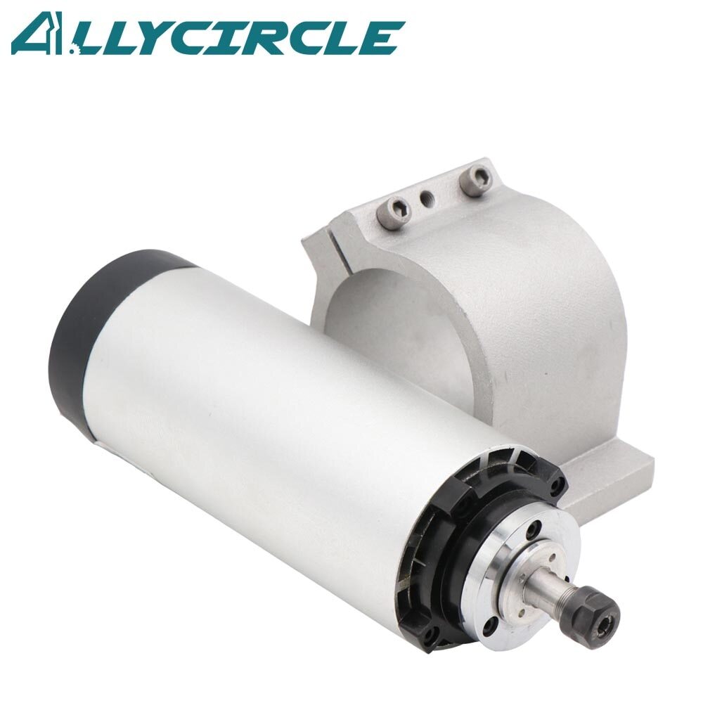 1.5KW Air Cooled Spindle 400HZ AC220V 6A 24000RPM+80MM Spindle Clamp
