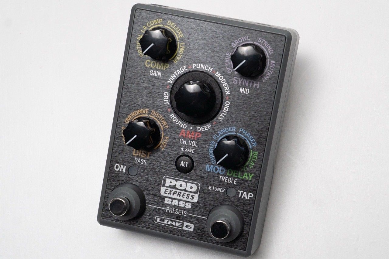 Line 6 POD Express Bass Portable Multi Effects Processor Used