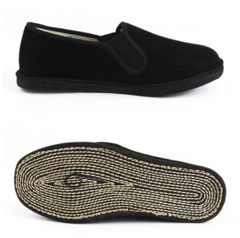 High Quality Mens Chinese Kung Fu Shoes Martial Art Cotton Sole Tai Chi Shoes