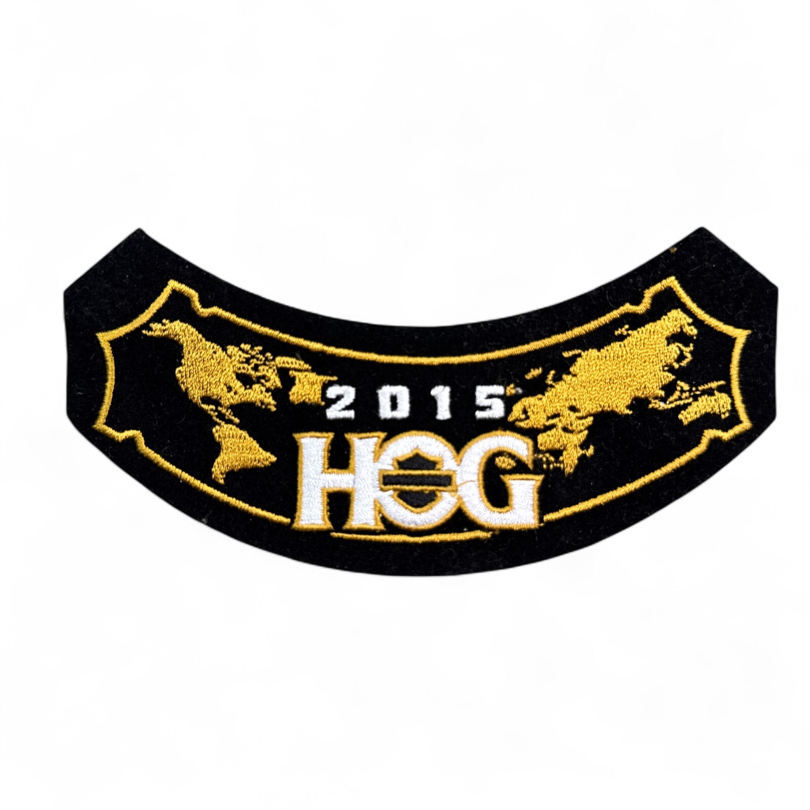 2015 HOG Membership rocker Patch HARLEY DAVIDSON OWNERS GROUP HD Black