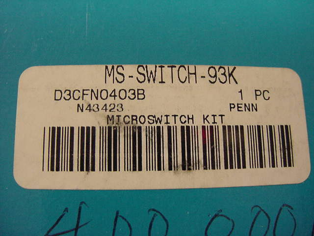 Lot of 2 Swagelok MS-SWITCH-93K MICROSWITCH KIT