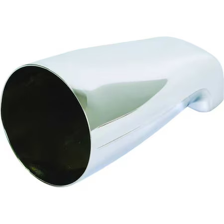 Zoro Select 15077 Tub Spout, 5-1/8" L, Chrome Finish,  15077