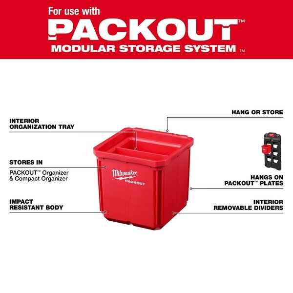 Milwaukee Tool 48-22-8062 2Pk Bin Set For Packout™