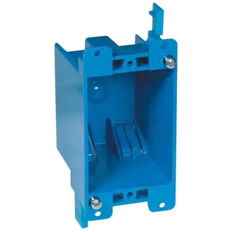 1-Gang 14 cu. in. Electrical PVC Old Work Electrical Switch and Outlet Box