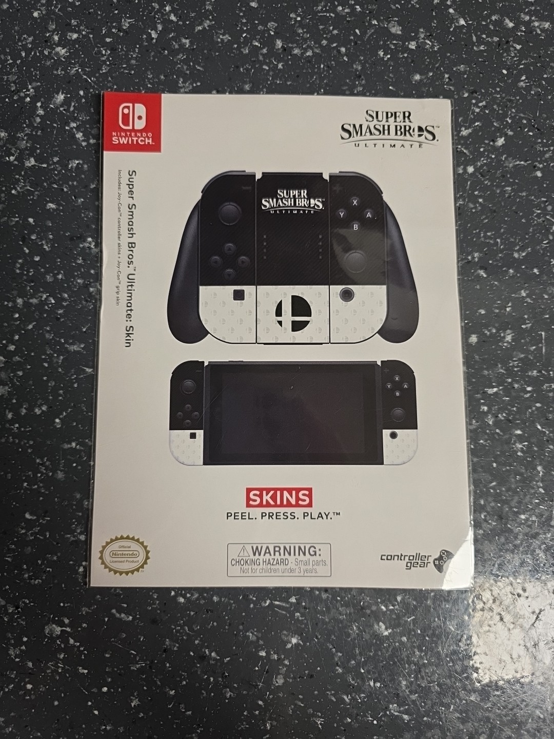 Super Smash Bros Ultimate Promotional Skin & Sticker Set For Nintendo Switch New