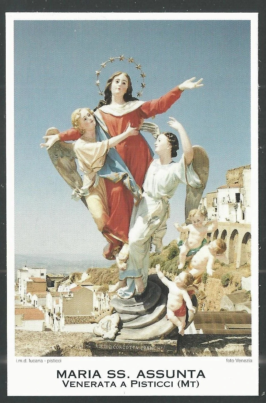 Holy card de la Virgin santino image pieuses estampa