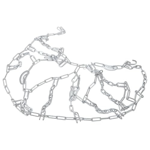 Anti Skid Tire Chain for Electric Bike and Scooter, Alloy Steel Reinforced