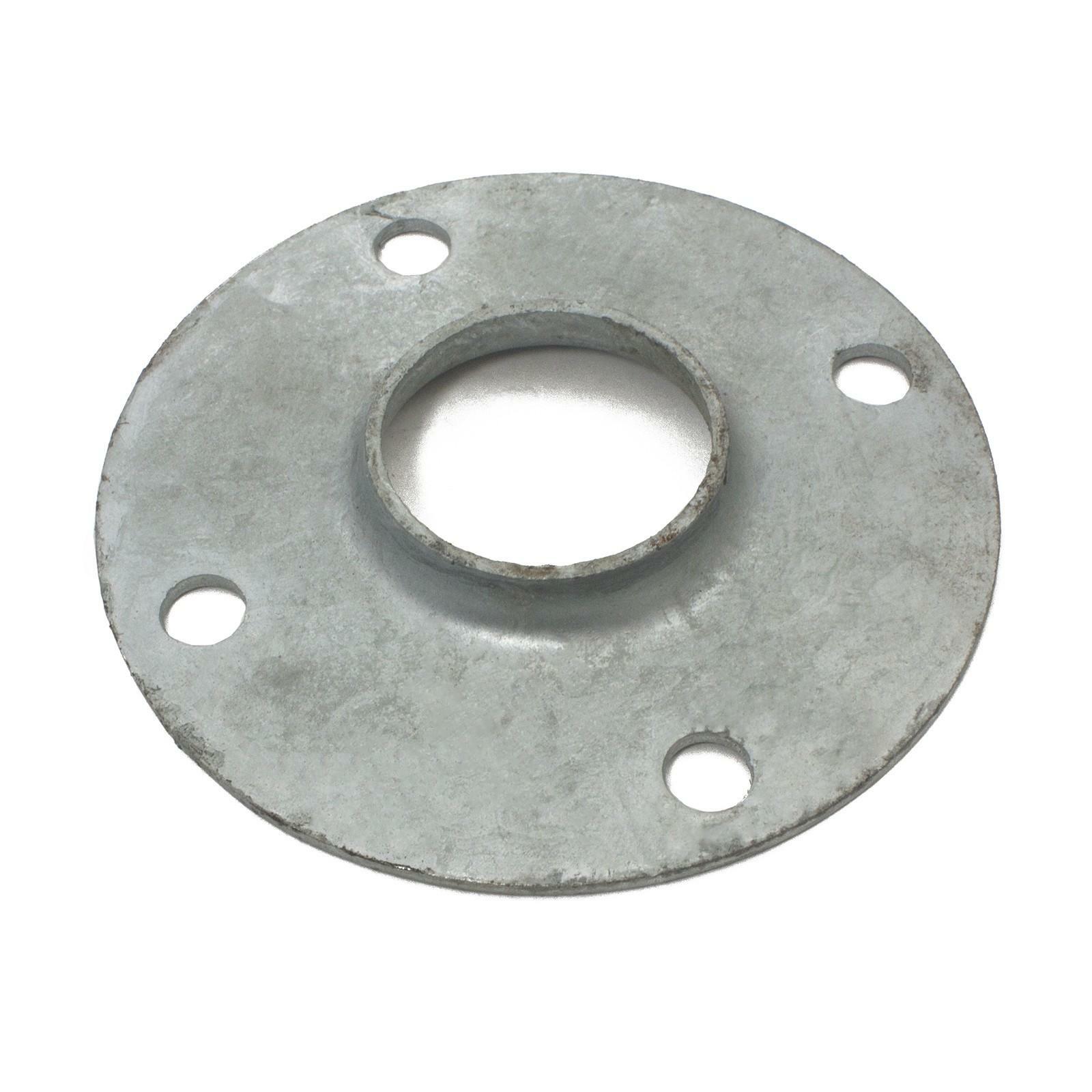 Chain Link 2" [1 7/8" OD] Surface Mount Floor Flange- Round Disk Flange