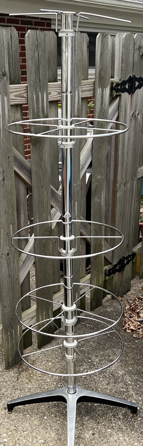 Uline? Freestanding Revolving Rack Pharmacy Organization