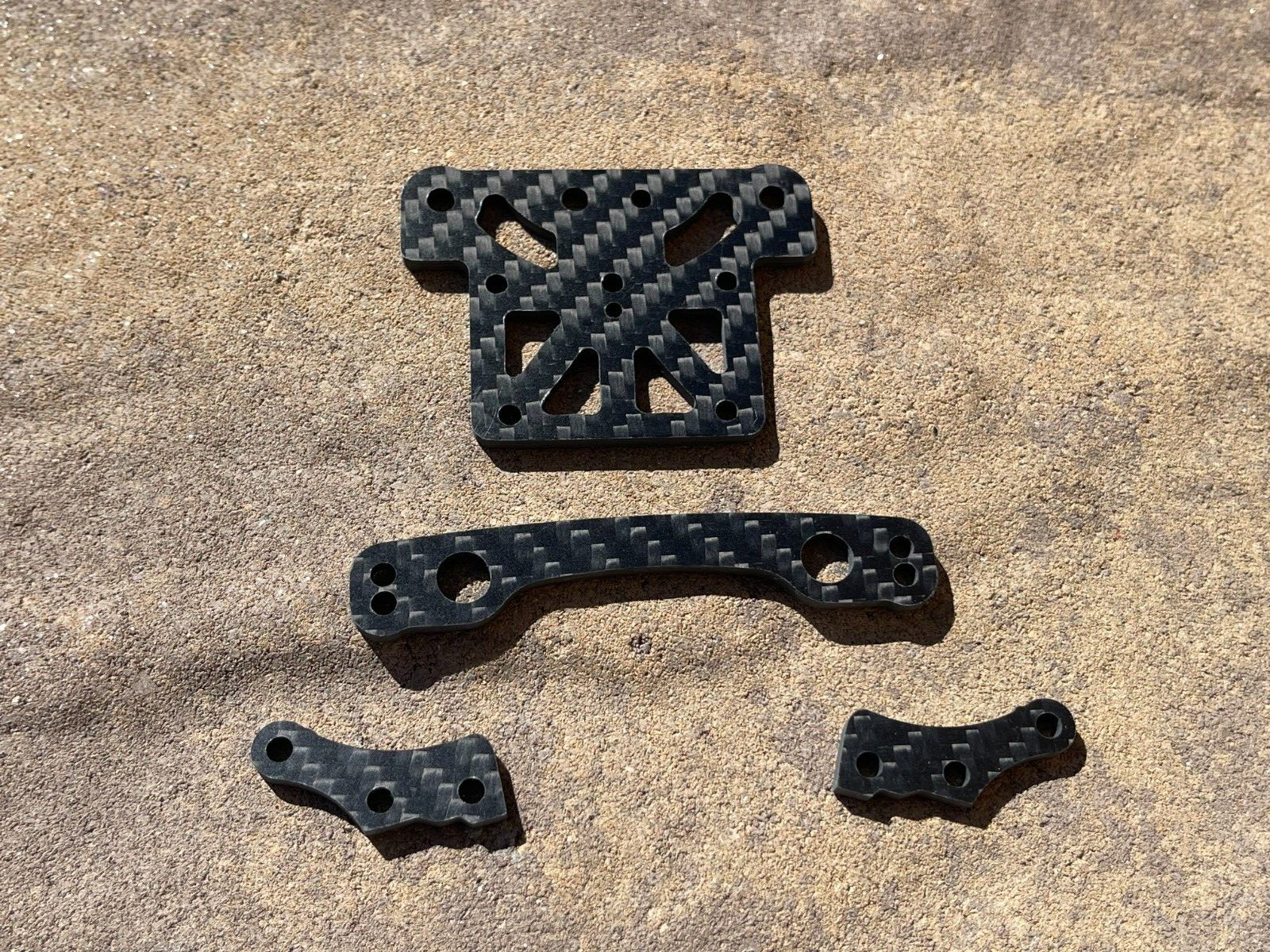 Carbon Fiber Top Plate + Steering Steering Plate  for ARRMA Felony (Set of 4)