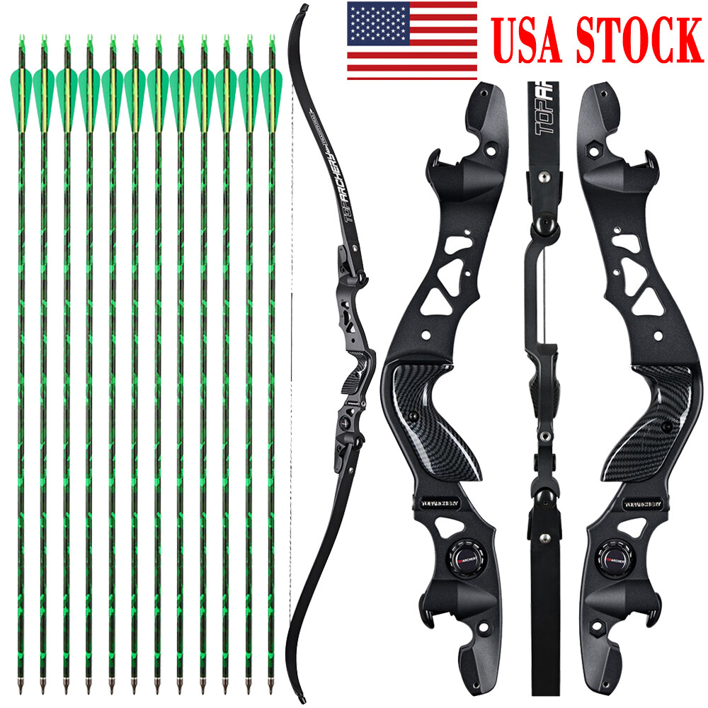 62" ILF Takedown Recurve Bow 25-60lbs Right Hand Archery Hunting & Competition