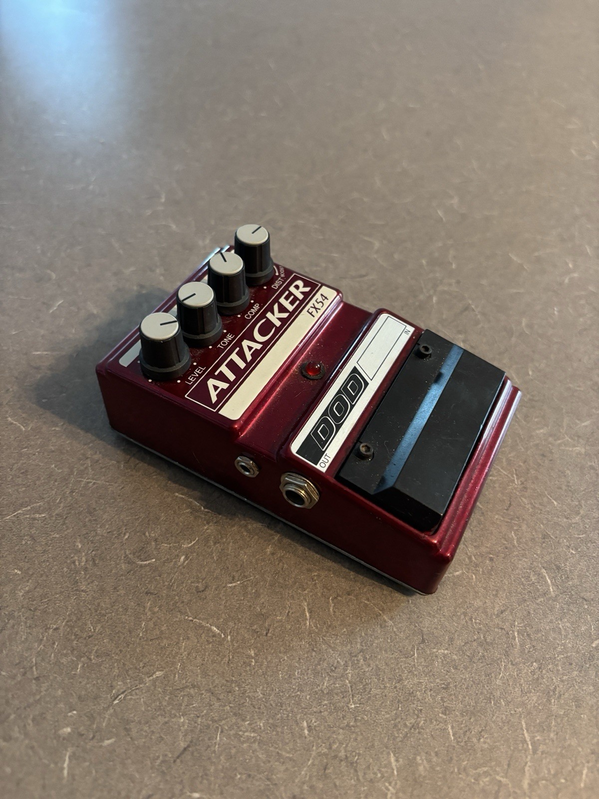 Vintage DOD Attacker FX54 FX-54 Compressor Distortion Guitar Effects Pedal