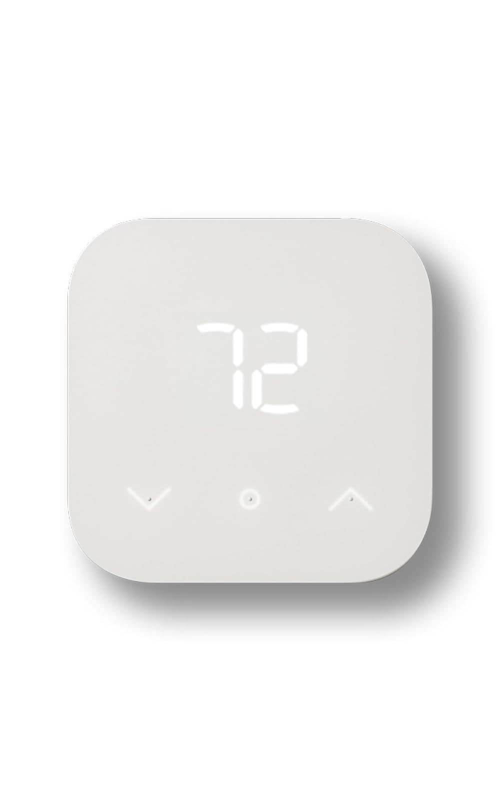 Amazon Smart Thermostat - Energy Saving, Alexa Compatible, C-wire Required
