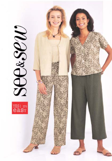 2003 Jacket Top Pants Sewing Pattern Size U-Pick 8-24 Butterick 3886 NEW OOP