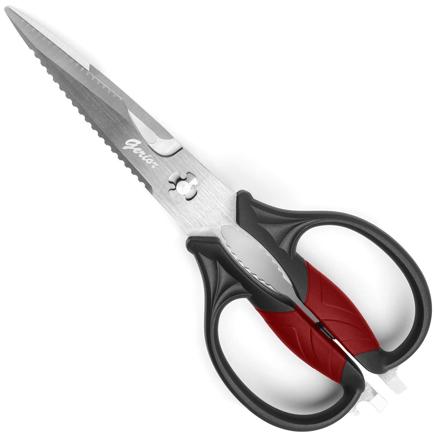 Kitchen Scissors - Heavy Duty Utility Come Apart Kitchen Shears for Chicken M...