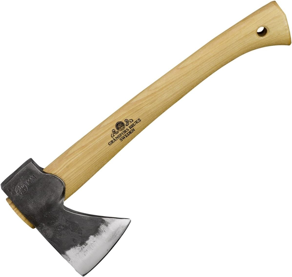 Gransfors Bruks Wildlife Hatchet 13.50 Inch, Axe, 415 Black, Silver