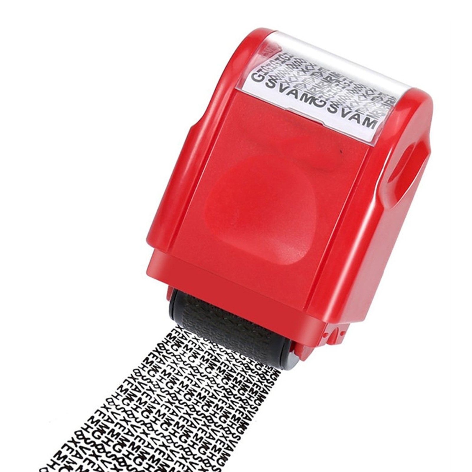 1Pc Handheld Roller Stamp Data Security Protection Theft Prevention ID Stamp