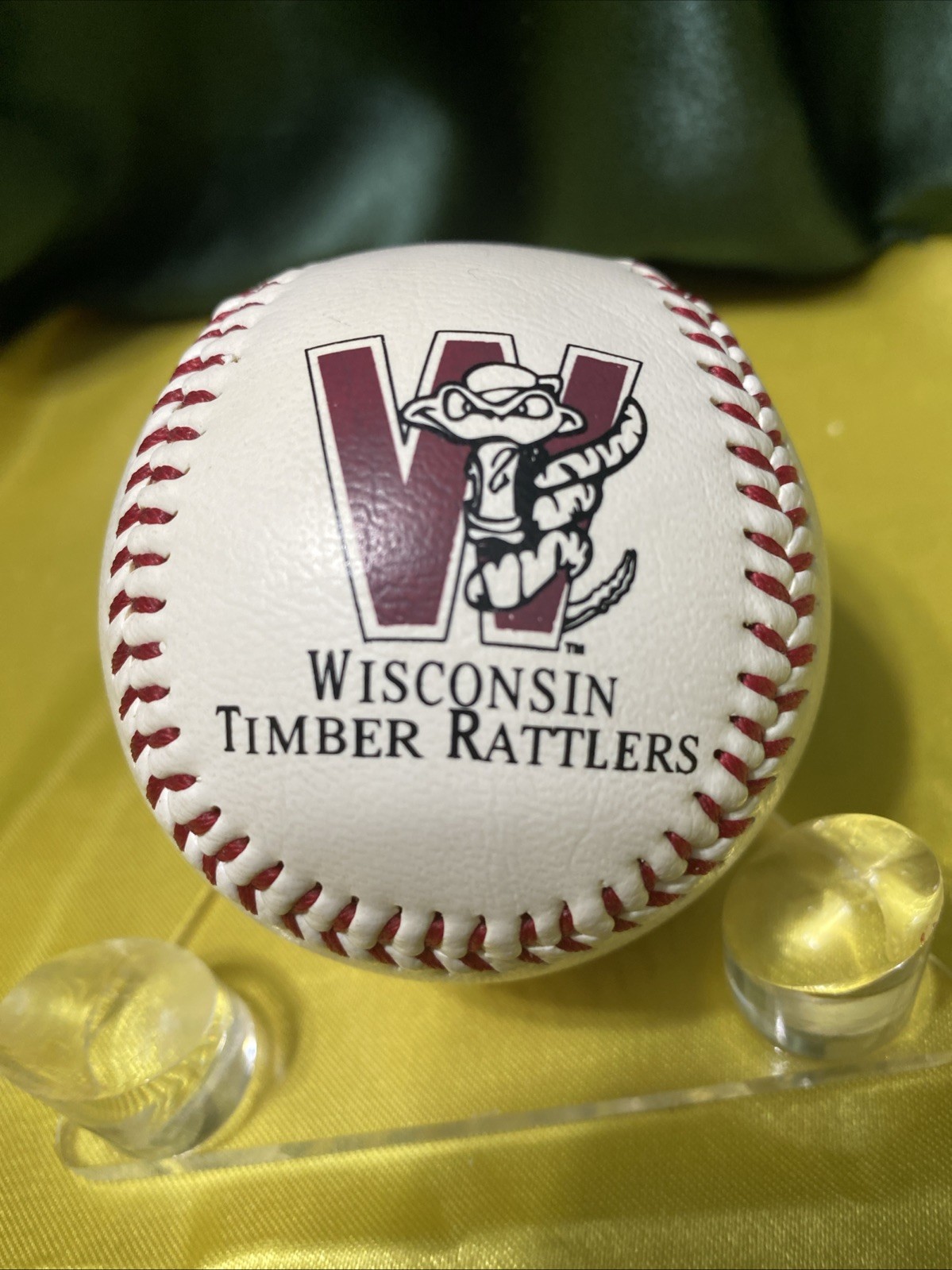 Wisconsin Timber Rattlers Sponsor Saturn Souvenir Baseball MILB Brewers Clean