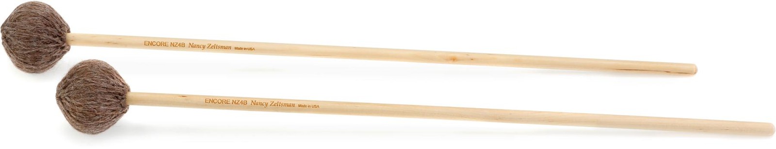 Encore Mallets NZ4B Nancy Zeltsman Signature Marimba Mallets - Medium, Birch