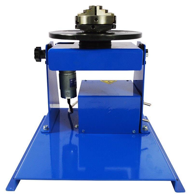 10KG Positioner Turntable Welding Positioner Auto Positioner with 80mm Chuck