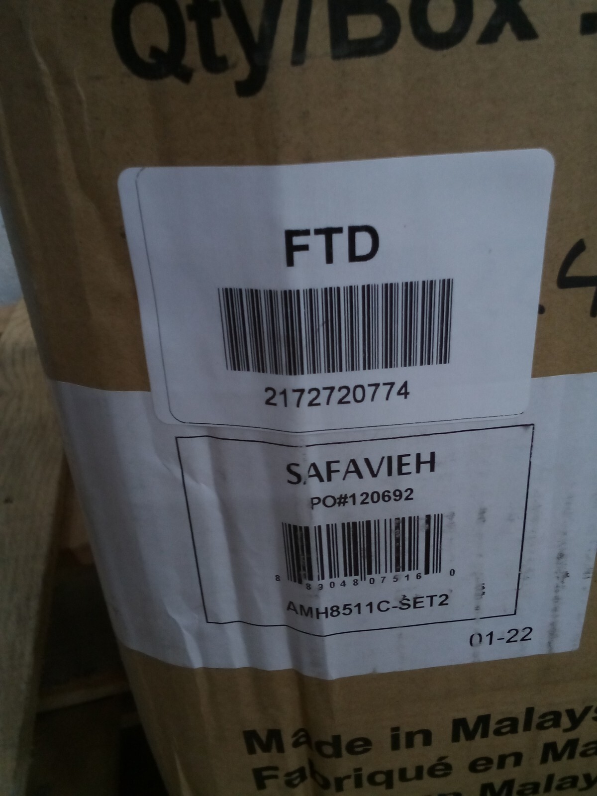 Safavieh Burris Side Chair, Reduced Price 2172720774 AMH8511C-SET2