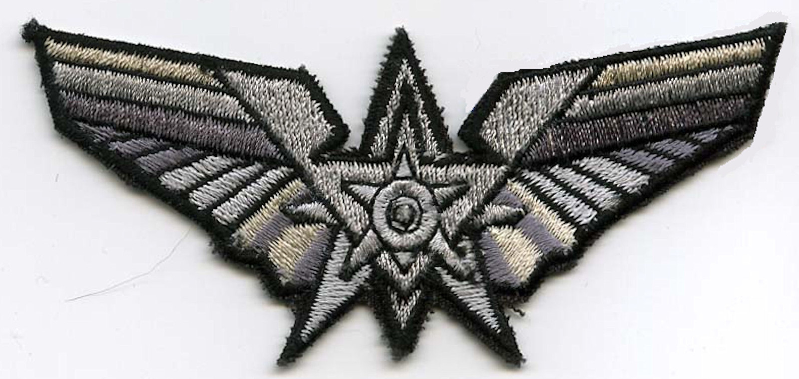 Starship Troopers Fleet Embroidered Wings Patch w/hook backing