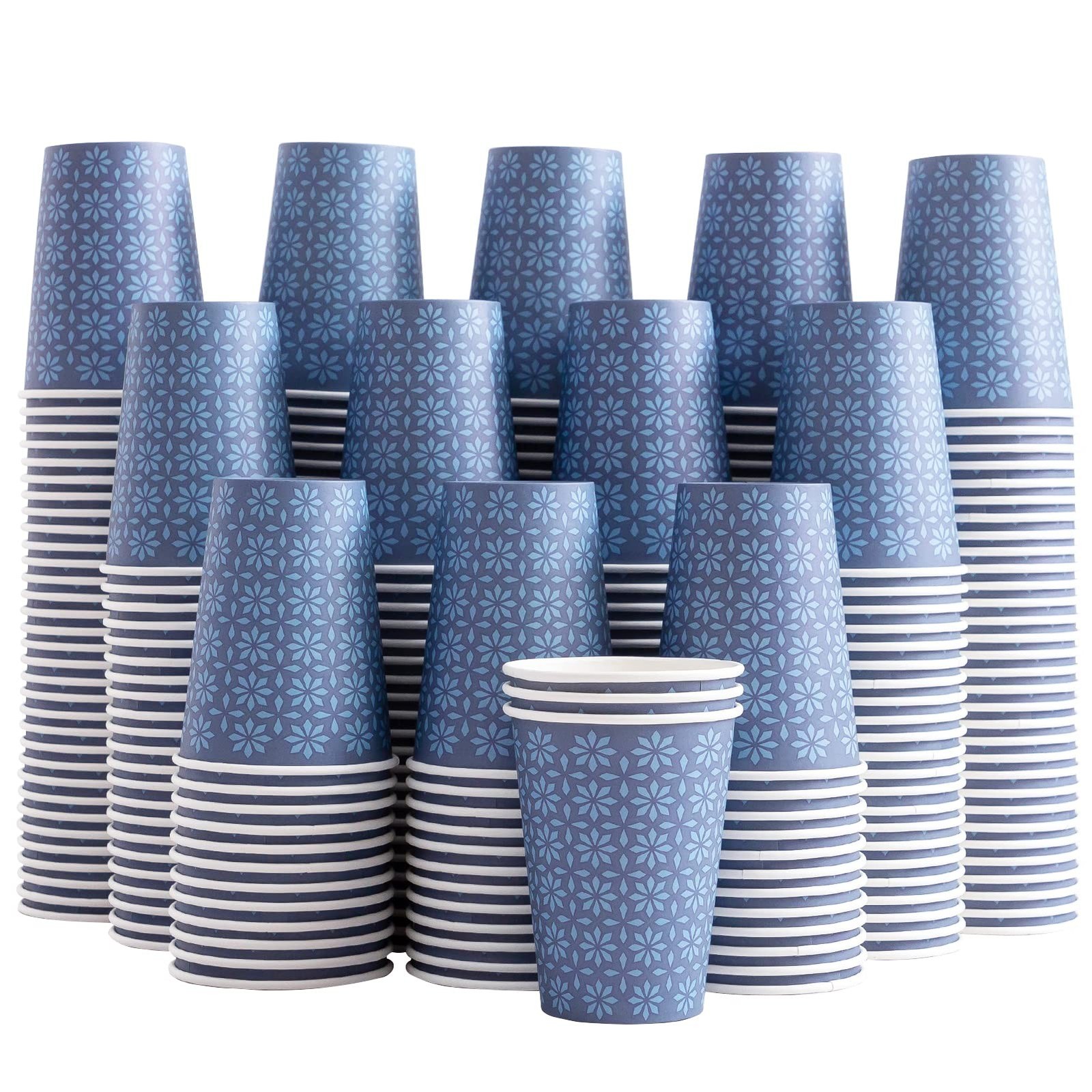 Clawsoff 240 Pack 10 oz Disposable Paper Coffee Cups, Hot/Cold Beverage Drink...