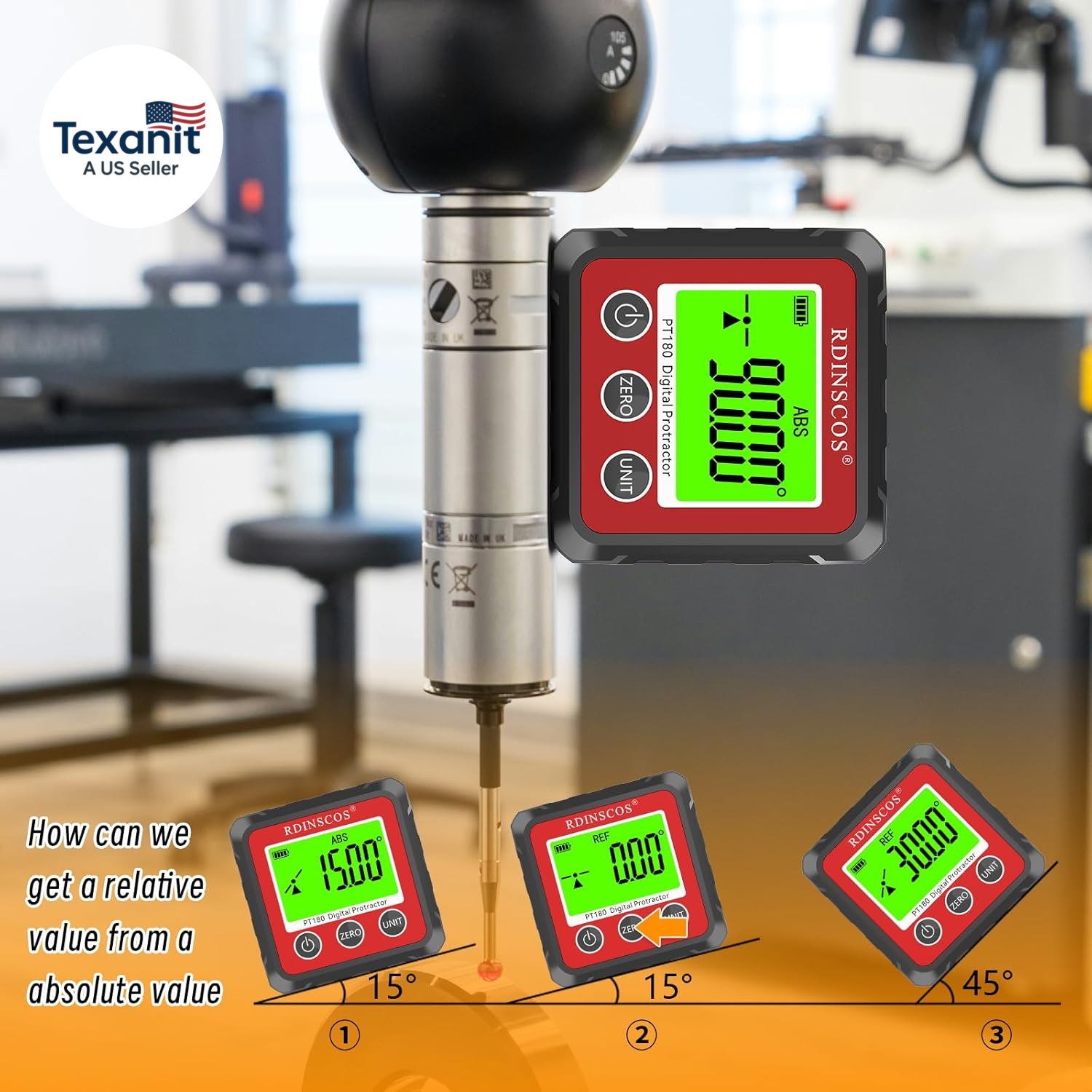 Digital Angle Finder Magnetic Table Saw Angle Finder Tool - Digital Inclinometer
