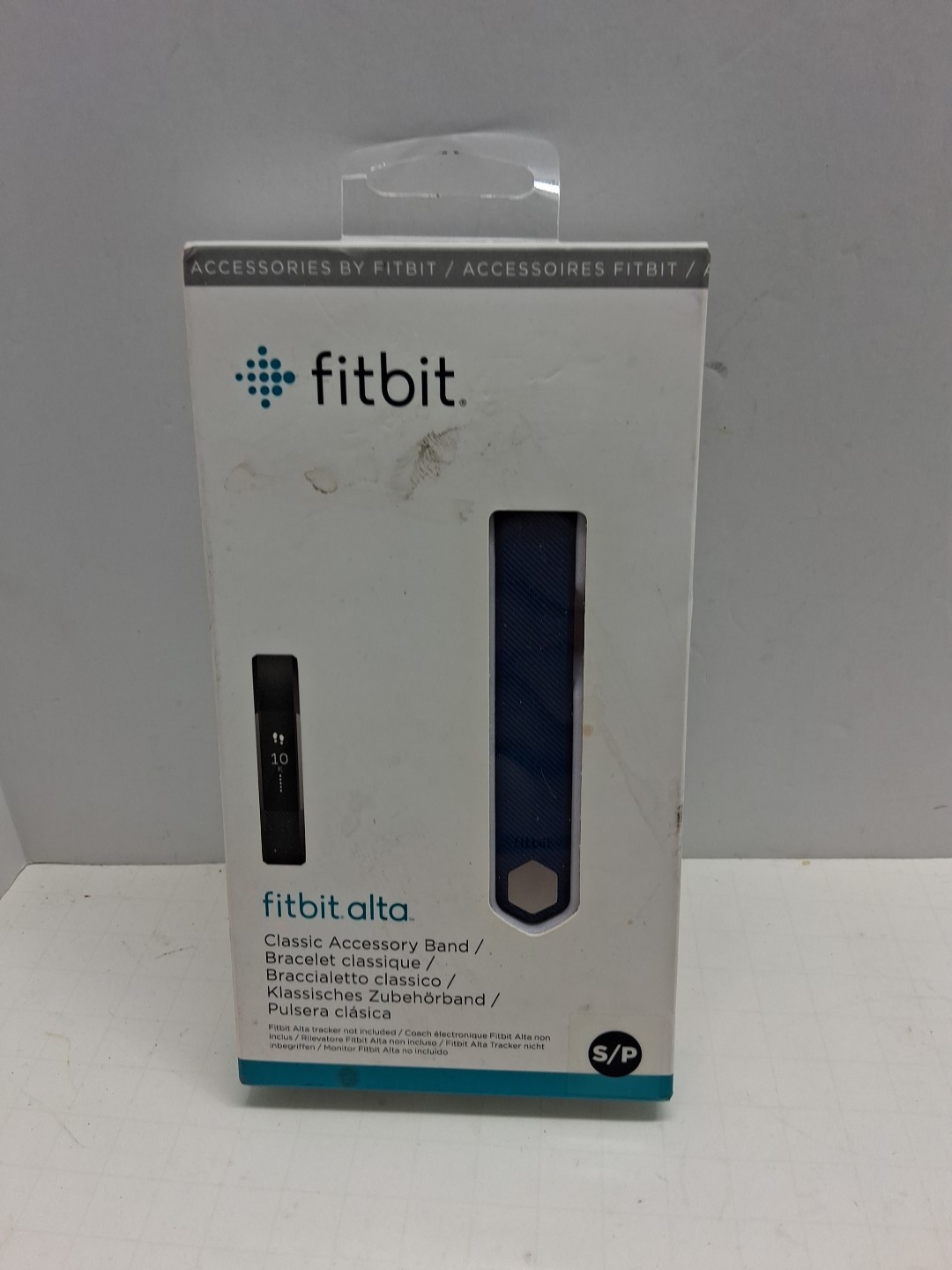 Fitbit-ALTA Classic Accessory Band-Navy Blue-Size Small-NEW-