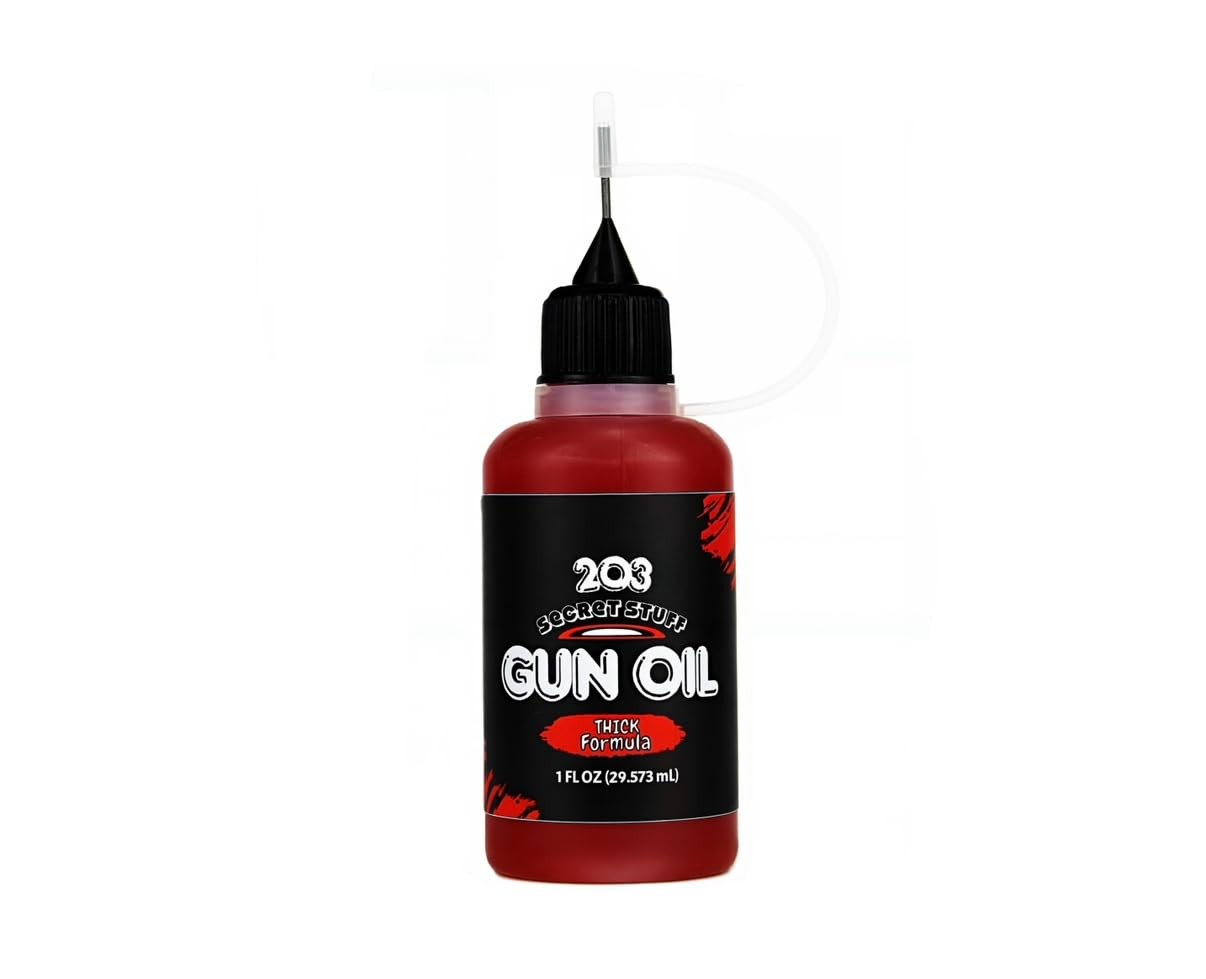 Gun Oil, Thick High Viscosity Extreme Temperature Resistant, Reduces Wear Protec