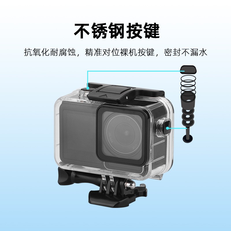 Diving Case 40 Meter Waterproof Shell For DJI OSMO ACTION4/3 Camera