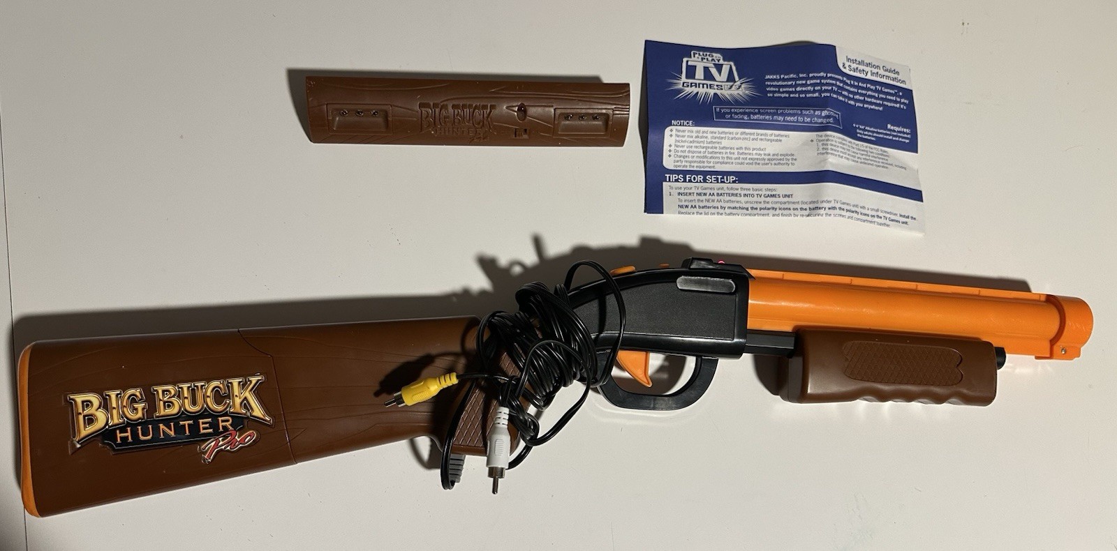 Jakks Pacific Big Buck Hunter Pro - Plug & Play Arcade Game Gun And Sensor Works