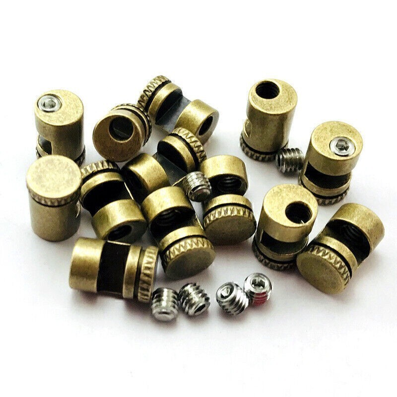 For Buck 110 Knife Screw Push Button 1set Brass Thumb Stud Brass Removal Tools