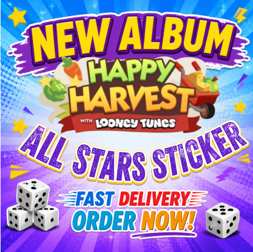 MOGO Stickers 1-6⭐ (ALL 1-6⭐ Avaiable) For monopoly Go⚡SUPER FAST DELIVERY⚡24/7