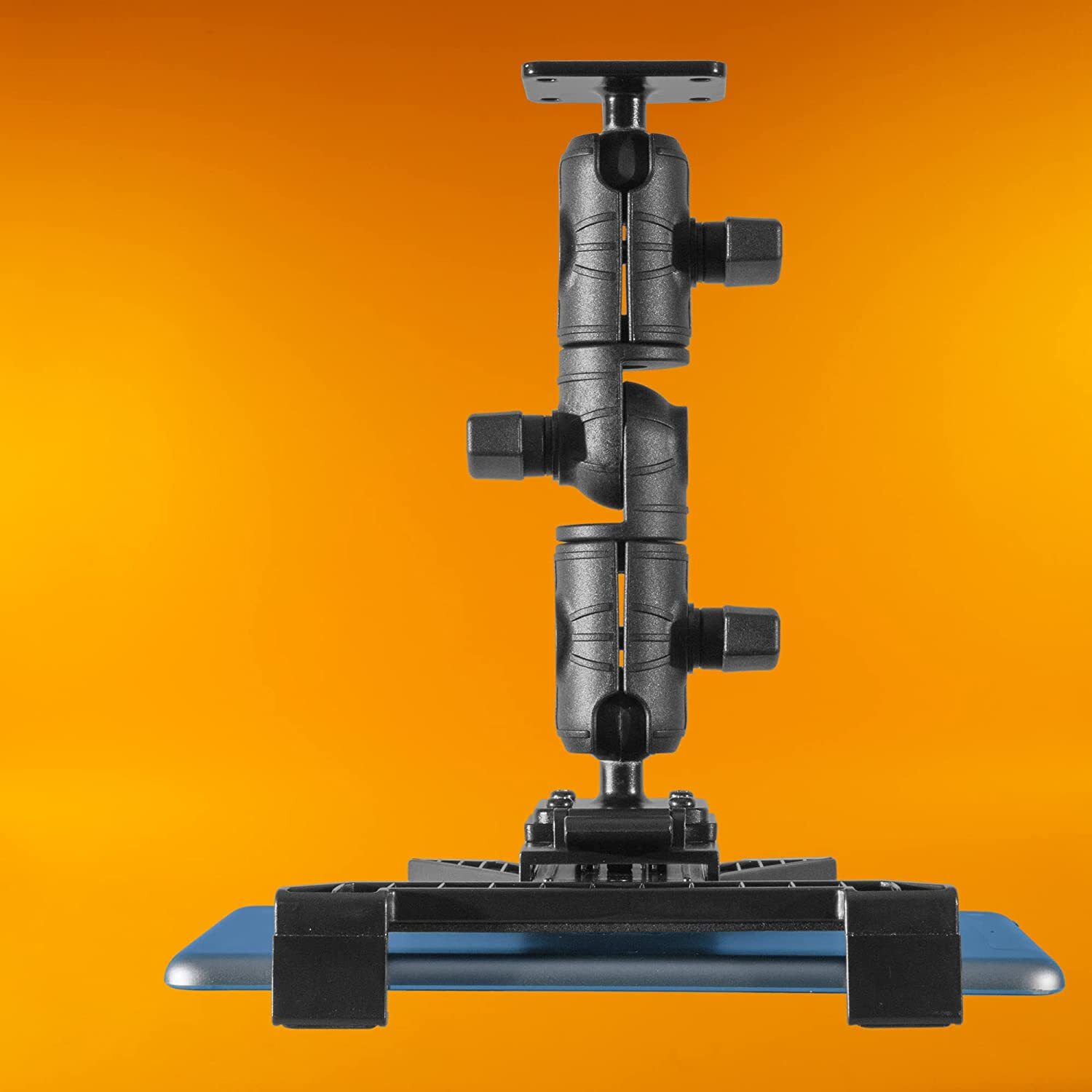 iBOLT TabDock DynaMount 360 AMPS w/ 6” Arm Drill Base Mount for 7-10" Tablets