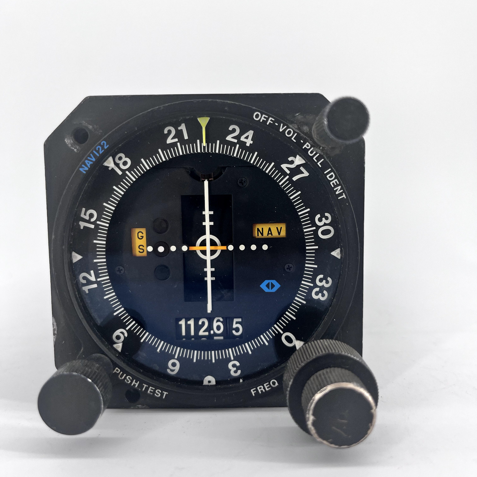 NAV-122 / NAV 122 | Narco VOR LOC Glideslope Navigation Receiver Indicator CORE